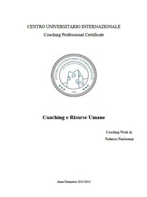 cover image of Tesina Coaching Work